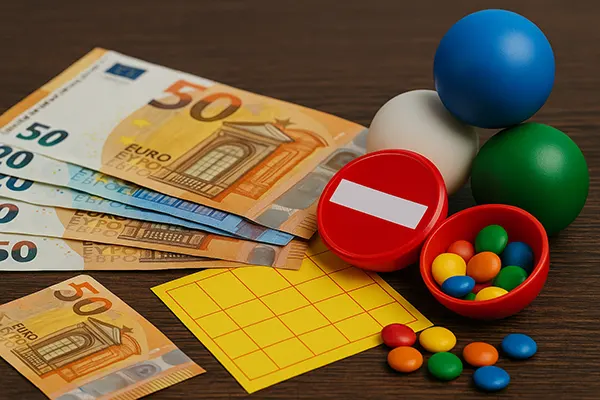 fałszywa loteria ilustracja